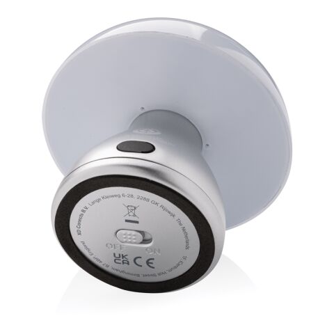 Luming wiederaufladbare USB-Tischlampe aus RCS Kunststoff silber | ohne Werbeanbringung | Nicht verfügbar | Nicht verfügbar