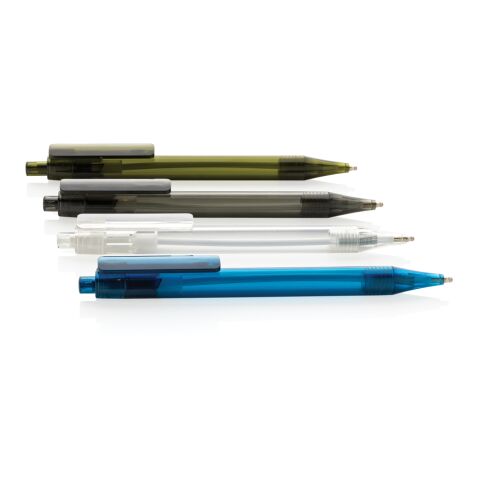 GRS rPET X8 transparenter Stift grün | ohne Werbeanbringung | Nicht verfügbar | Nicht verfügbar