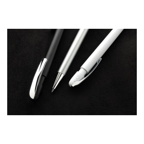 Glide GRS-zertifizierter rABS Stift mit Metallclip grau | ohne Werbeanbringung | Nicht verfügbar | Nicht verfügbar