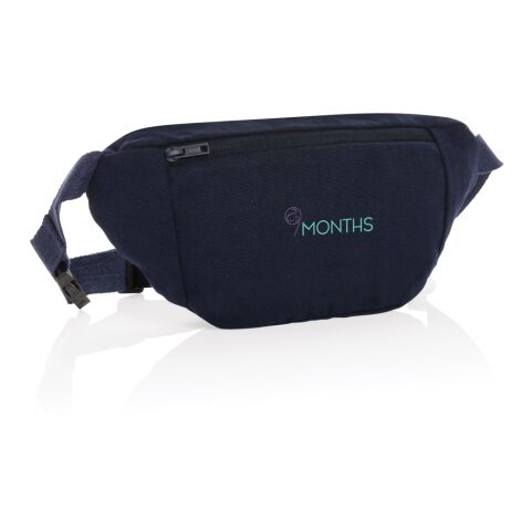 Impact Aware™ 285g/m² ungefärbte rCanvas-Gürteltasche marineblau | ohne Werbeanbringung | Nicht verfügbar | Nicht verfügbar