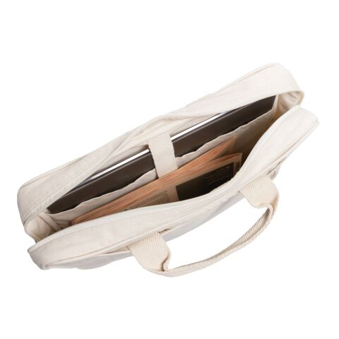 &quot;Laluka AWARE™ 15.4&quot;&quot; Laptop-Tasche aus recycelter Baumwolle weiß | ohne Werbeanbringung | Nicht verfügbar | Nicht verfügbar | Nicht verfügbar