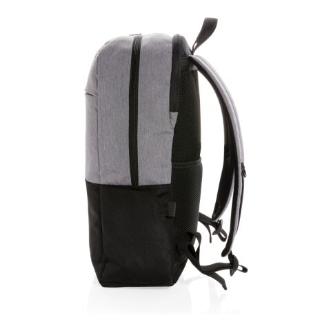 Moderner 15.6&quot; USB &amp; RFID Laptop-Rucksack PVC-frei schwarz | ohne Werbeanbringung | Nicht verfügbar | Nicht verfügbar | Nicht verfügbar