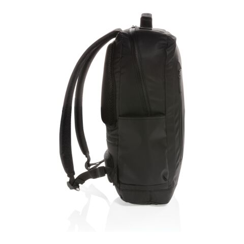 Fashion schwarzer 15.6&quot; Laptop-Rucksack PVC-frei schwarz | ohne Werbeanbringung | Nicht verfügbar | Nicht verfügbar