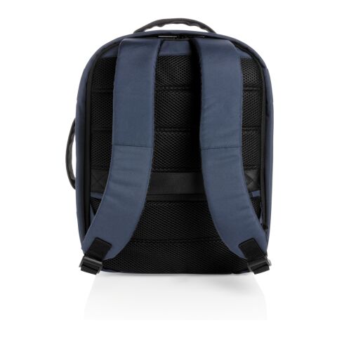 Impact AWARE™ RPET Anti-Diebstahl 15,6&quot; Laptop-Rucksack marineblau | ohne Werbeanbringung | Nicht verfügbar | Nicht verfügbar