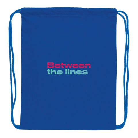 Impact AWARE™ recycelter Baumwoll-Sportbeutel 145gr blau | ohne Werbeanbringung | Nicht verfügbar | Nicht verfügbar | Nicht verfügbar