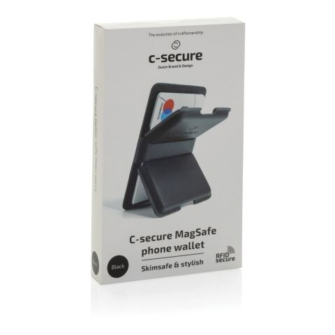 C-Secure MagSafe Phone-Wallet schwarz | ohne Werbeanbringung | Nicht verfügbar | Nicht verfügbar