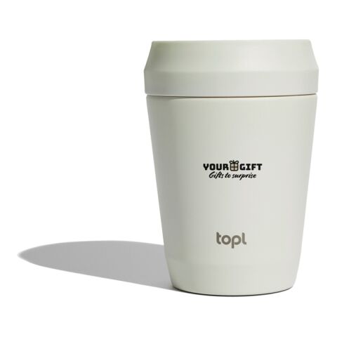 Topl-Trinkbecher aus rec. Stahl mit 360-Grad-Deckel 236ml braun | ohne Werbeanbringung | Nicht verfügbar | Nicht verfügbar