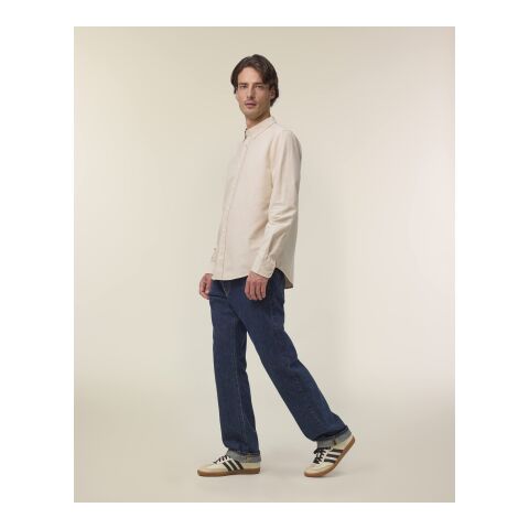 Stanley&amp;Stella - Stanley Oxford Shirt beige | XXL | ohne Werbeanbringung