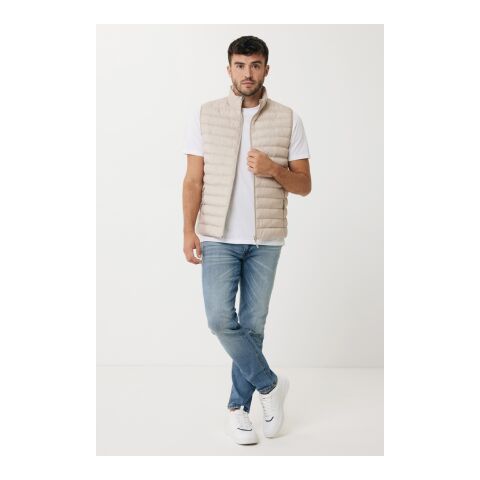 IQONIQ Meru Herren Bodywarmer aus recyceltem Polyester beige | L | ohne Werbeanbringung | Nicht verfügbar | Nicht verfügbar | Nicht verfügbar