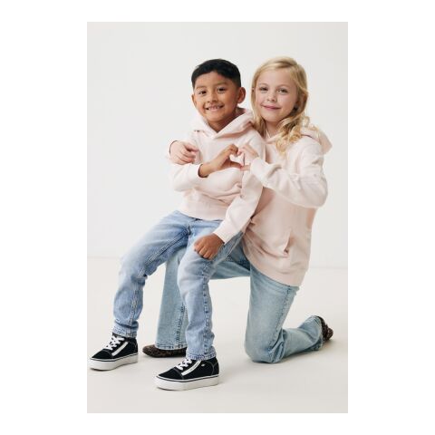 Iqoniq Yengo KidsHoodie mit Seitentaschen aus rec. Baumwolle wolkenrosa | 11-12 | ohne Werbeanbringung | Nicht verfügbar | Nicht verfügbar | Nicht verfügbar