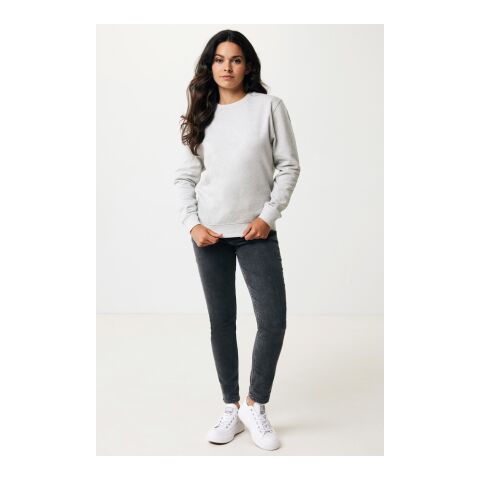 Iqoniq Etosha Lightweight Sweater aus recycelter Baumwolle ungefärbte helles Grau | XL | ohne Werbeanbringung | Nicht verfügbar | Nicht verfügbar | Nicht verfügbar