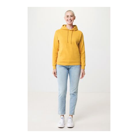 IQONIQ Jasper Hoodie aus recycelter Baumwolle ockergelb | S | ohne Werbeanbringung | Nicht verfügbar | Nicht verfügbar | Nicht verfügbar