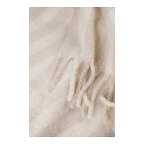 VINGA Lioro Decke aus GRS Wollmischung beige