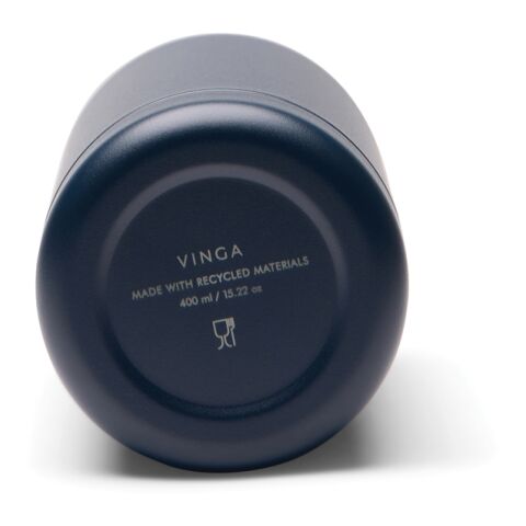 VINGA Parks Flasche aus RCS rec. Stainless-Steel, 400ml marineblau | ohne Werbeanbringung | Nicht verfügbar | Nicht verfügbar