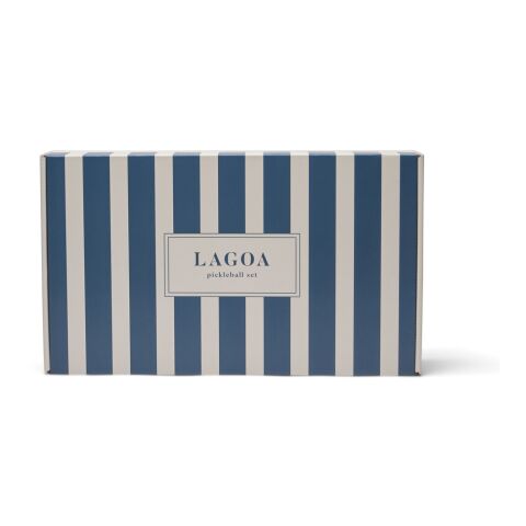 VINGA Lagoa Pickleball-Set marineblau-weiß | ohne Werbeanbringung | Nicht verfügbar | Nicht verfügbar