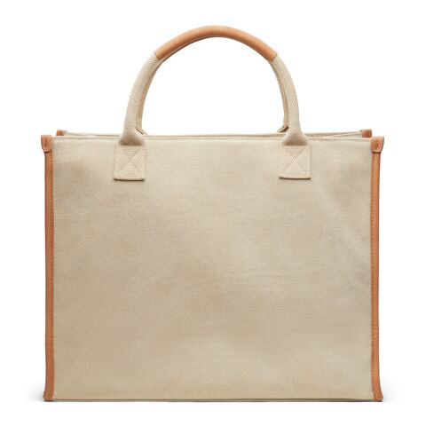 VINGA Bosler Büro-Tasche aus RCS recyceltem Canvas braun | ohne Werbeanbringung | Nicht verfügbar | Nicht verfügbar