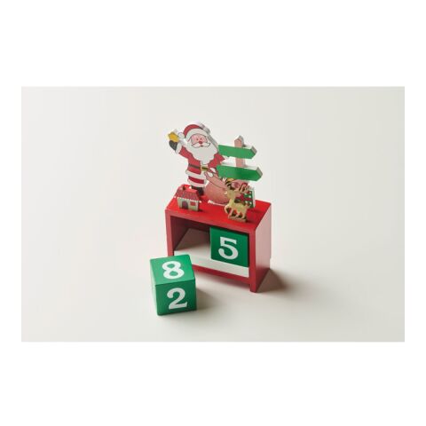 Weihnachts-Countdown-Kalender bunt | ohne Werbeanbringung | Nicht verfügbar | Nicht verfügbar | Nicht verfügbar
