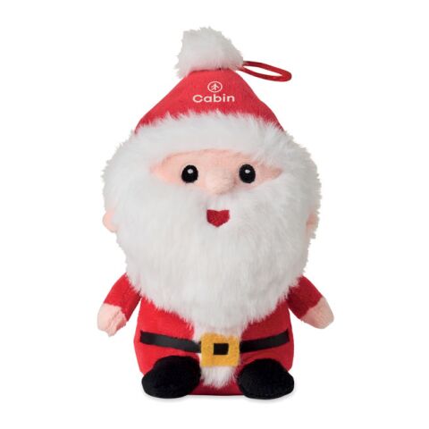 Plüsch-Weihnachtsmann rot