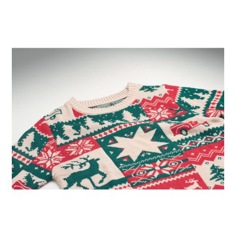 Weihnachtspullover S-M beige