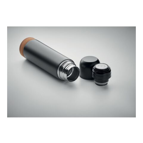 Doppelwandige Flasche 500ml schwarz | ohne Werbeanbringung | Nicht verfügbar | Nicht verfügbar | Nicht verfügbar