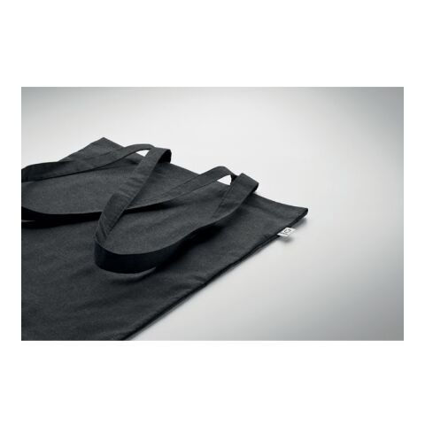 Einkaufstasche recy. Baumwolle schwarz | ohne Werbeanbringung | Nicht verfügbar | Nicht verfügbar | Nicht verfügbar