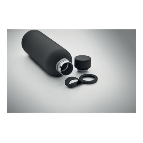 Doppelwandige Flasche 500 ml schwarz | ohne Werbeanbringung | Nicht verfügbar | Nicht verfügbar | Nicht verfügbar