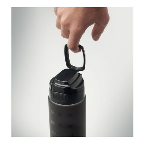 Sport-Trinkflasche RPET 1L schwarz | ohne Werbeanbringung | Nicht verfügbar | Nicht verfügbar | Nicht verfügbar