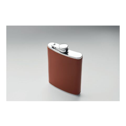 Flachmann 200 ml braun | ohne Werbeanbringung | Nicht verfügbar | Nicht verfügbar