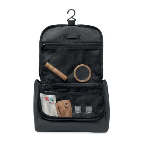 Kosmetiktasche PU schwarz | ohne Werbeanbringung | Nicht verfügbar | Nicht verfügbar