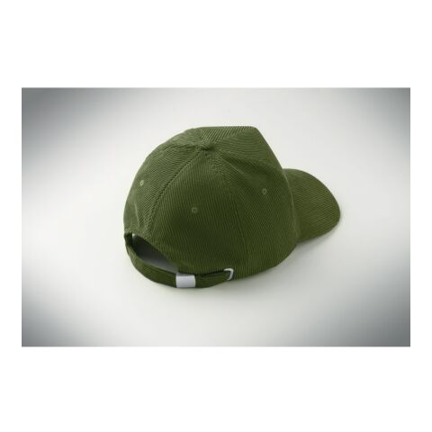 Baseball Kappe 5 Panels Cord Armeegrün | ohne Werbeanbringung | Nicht verfügbar | Nicht verfügbar | Nicht verfügbar