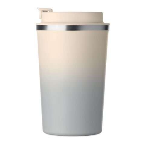 Doppelwandiger Becher 350 ml grau | ohne Werbeanbringung | Nicht verfügbar | Nicht verfügbar | Nicht verfügbar