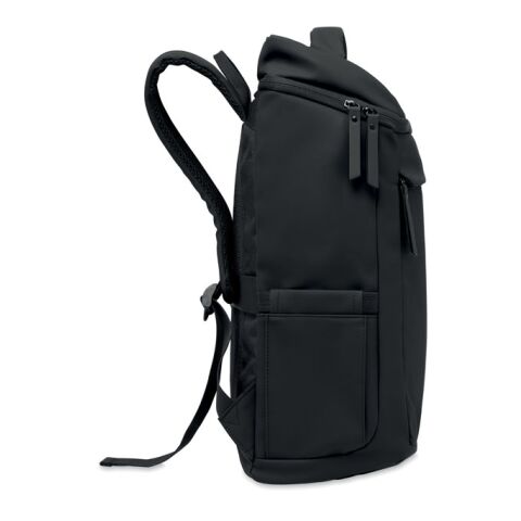 15" PU Laptop-Rucksack schwarz