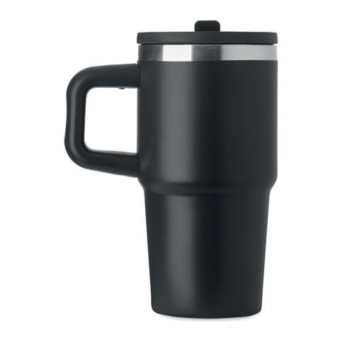 Doppelwandiger Trinkbecher 500ml schwarz