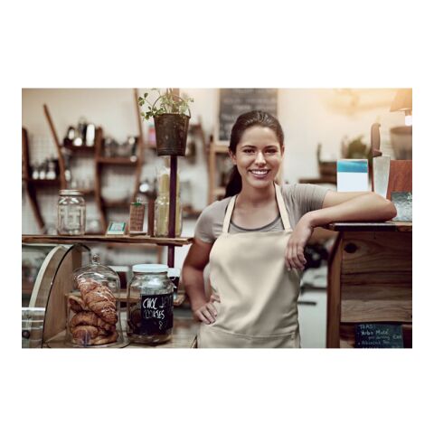 Küchenschürze Organic Cotton beige | ohne Werbeanbringung | Nicht verfügbar | Nicht verfügbar | Nicht verfügbar