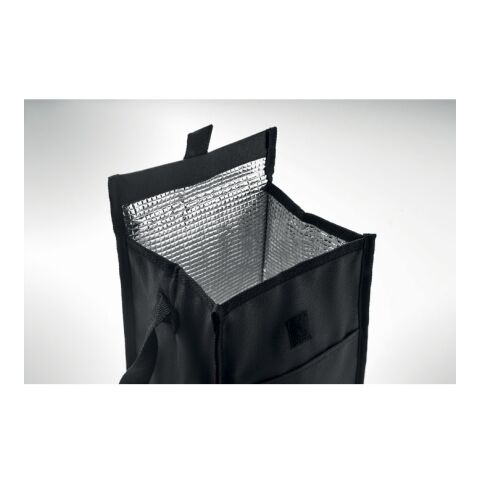 Lunch-Tasche 600D RPET schwarz | ohne Werbeanbringung | Nicht verfügbar | Nicht verfügbar | Nicht verfügbar