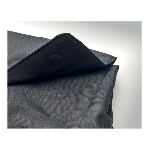 Laptop-Rucksack 600D RPET Magnetverschluss schwarz | ohne Werbeanbringung | Nicht verfügbar | Nicht verfügbar | Nicht verfügbar