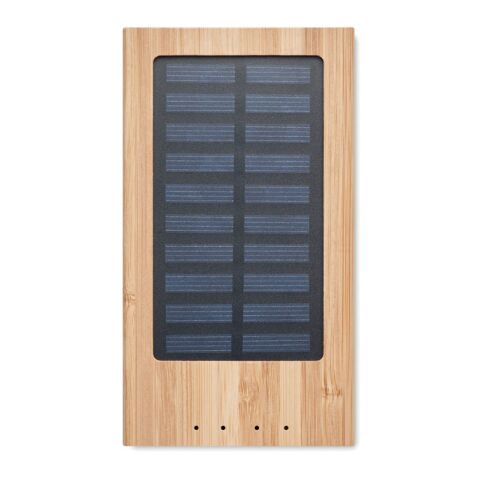 Solar-Powerbank 4000 mAh aus Bambus holzfarben | ohne Werbeanbringung | Nicht verfügbar | Nicht verfügbar | Nicht verfügbar