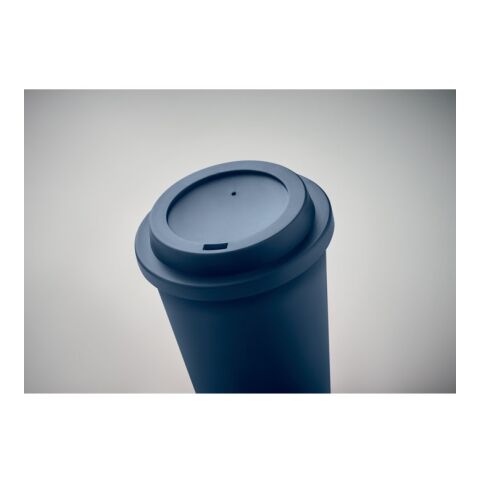 Doppelwandiger Becher PP 300ml marineblau