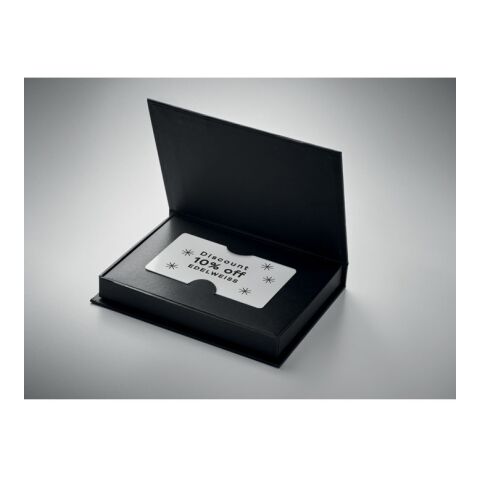 Geschenkkarten-Box schwarz | ohne Werbeanbringung | Nicht verfügbar | Nicht verfügbar | Nicht verfügbar