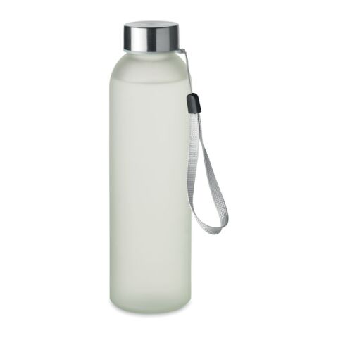 Glasflasche Subli 500ml transparent weiß | ohne Werbeanbringung | Nicht verfügbar | Nicht verfügbar | Nicht verfügbar