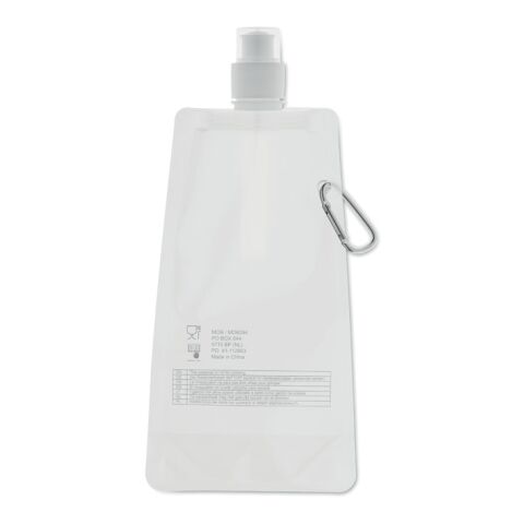 Faltbare Wasserflasche weiß | ohne Werbeanbringung | Nicht verfügbar | Nicht verfügbar