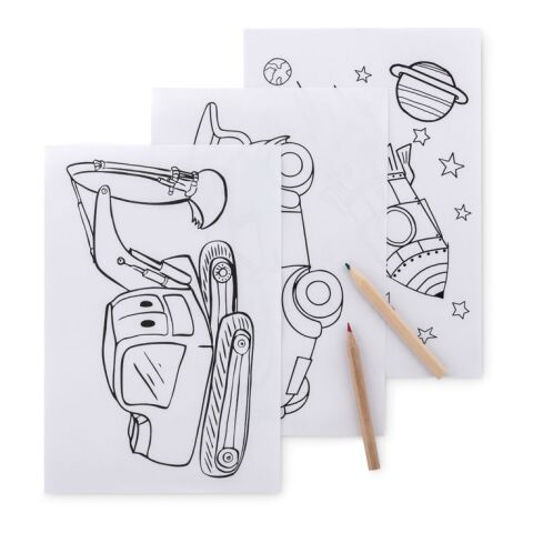 Malset mit 6 Buntstiften beige | ohne Werbeanbringung | Nicht verfügbar | Nicht verfügbar | Nicht verfügbar