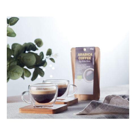 Set mit 2 Espressogläsern transparent | ohne Werbeanbringung | Nicht verfügbar | Nicht verfügbar | Nicht verfügbar