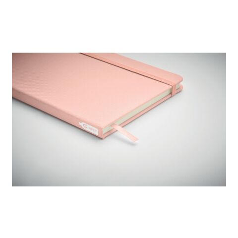 DIN A5 Notizbuch 600D RPET pink | ohne Werbeanbringung | Nicht verfügbar | Nicht verfügbar | Nicht verfügbar