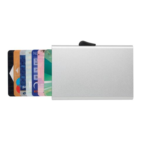 C-Secure Aluminium RFID Kartenhalter silber | ohne Werbeanbringung | Nicht verfügbar | Nicht verfügbar | Nicht verfügbar