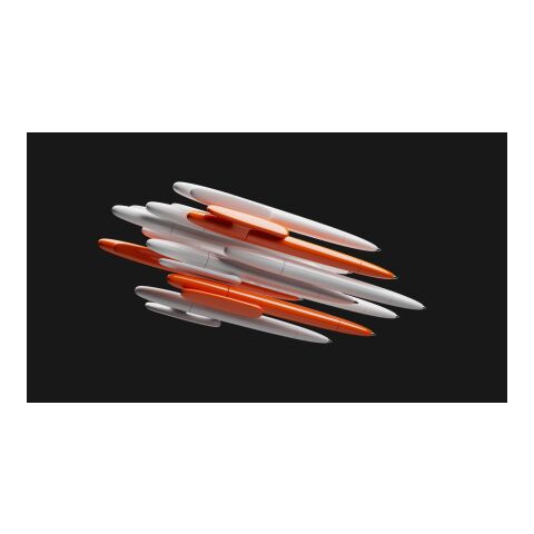 Prodir DS5 Drehkugelschreiber matt weiß | Schwarz | ohne Werbeanbringung | ohne Werbeanbringung | Metall satiniert