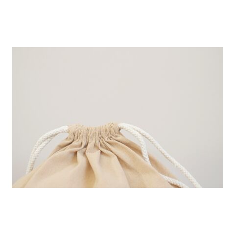 Kordelzugtasche aus recycelter Baumwolle Joy Blau | ohne Werbeanbringung | Nicht verfügbar | Nicht verfügbar