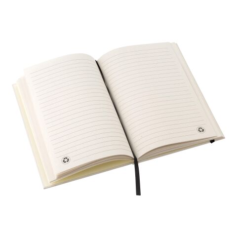 Recycling-Milchkarton Notizbuch A5 Hudson Schwarz/weiß | ohne Werbeanbringung | Nicht verfügbar | Nicht verfügbar