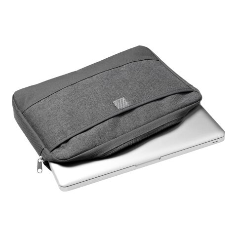 Laptop/Tablet-Tasche &#039;Barcelona&#039; aus Polycanvas Grau | ohne Werbeanbringung | Nicht verfügbar | Nicht verfügbar