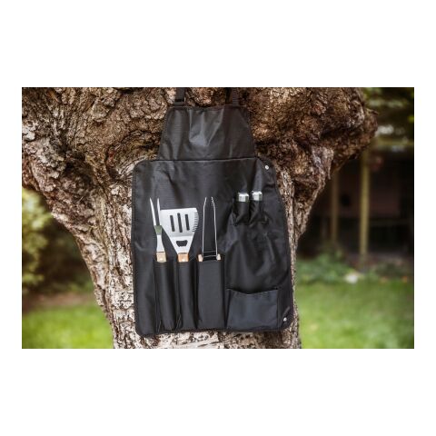 Grillset &#039;Extended&#039;, 6-tlg. Schwarz | ohne Werbeanbringung | Nicht verfügbar | Nicht verfügbar